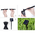 Miniatyrbillede 2 af 4: *Transparent Udendørs LED Solar Boblebold String Lys Rund Perle*