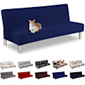 Miniatyrbild 3 av 5: /#/Soffaöverdrag utan armstöd 3-sits universell stretch Clic C/#/