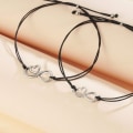 Miniatyrbild 3 av 6: #Charm Armband Mamma Dotter Armband Set 2 Personer Hjärta Forma#