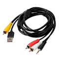 Miniatyrbillede 1 af 5: Koaksial til 3,5 mm Audio Konverter HiFi Design Støjreduktion Plug And Play Anti-interferens SPDIF til Lotus Koaksial Audio Dekoder