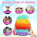 Miniatyrbild 5 av 5: #Pop It-väska med Fidget Toy-paket, Pop It-handväska för flickor, Pop It-väska för#