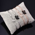 Miniatyrbild 2 av 2: /#/Trendigt svanarmband smycken för kvinnor mini inlägg Zircon ful/#/