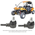 Miniatyrbild 4 av 5: 1 par Tie Rod End Kulledlager M8 gäng Högstyrka Tie Rod Kulledlager för 110GKG2 49FM5E GO KART ATV MOPED