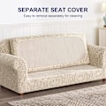Pikkukuva 3 / 5: Sovanpäällinen Sovanpäällinen 2-osainen Jacquard Damask Liukuvärit