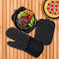 Pikkukuva 2 / 5: *Uunin Käsineet Uunin Käsineet 1 Pari ja Silikoni Potholder Uunin Käsineet*