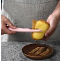Miniatyrbilde 5 av 5: Universal skrellere med pendelblad, skarp, dobbelsidig, rustfritt stål
