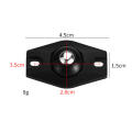 Miniatyrbilde 4 av 5: 8 stk Selvklebende Universelle Hjul Ruller 360 Grader Roterbare