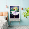 Miniatyrbild 3 av 5: Diamantmålning 5D Diamantmålning Dansande Kvinna DIY Kristall R