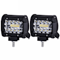 Miniatyrbilde 2 av 5: 2-delt LED-billampe, tre-øye type, 20 LED ekstern hjelpe