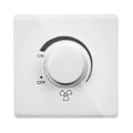 Miniatyrbild 1 av 5: Takfläktkontroll - 220V 10A Väggströmbrytare för 15-300W Dimmer - Typ 86