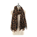 Miniatyrbild 3 av 3: 1 st Mode Leopardtryck Multifunktionell allround tofs Cotto
