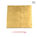 Messing metal tynd pladefolie 1.0*100*100mm