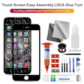 Miniatyrbild 2 av 5: Pekskärm Enkel Montering LOCA Lim Verktyg Härdat Glas Front Glasskärm Reparationskit Reservdelar för iPhone 6/6S/6 Plus/6S Plus/7/7 Plus/8/8 Plus