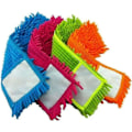 Miniatyrbilde 1 av 5: 4 stk Mikrofiber Mopp Fyllpakning Erstatningshoder Støv Gulvklut Rengjøring Vaskbare Puter Mopphode (Assorterte Farger), 12*40cm