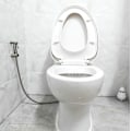 Pikkukuva 1 / 5: *WC-suihku käsisuihkulla - Kädessä pidettävä bideesuihku - WC-suihkupää letkulla + Ruostumattomasta teräksestä valmistettu tuki*