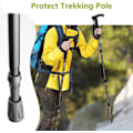 Miniatyrbillede 1 af 5: 6 stk. Gummi Beskyttelsesspidser til Nordic Walking Stokke Vandreture