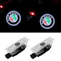 Pikkukuva 1 / 5: 2 kpl Auton Ovien Valot, Alfa Auton Ovien Led-Projektorilamppu, Auton Ovi