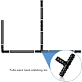 Miniatyrbilde 3 av 5: Slangekoblinger for 16 mm vanningsystem (T-stykke)