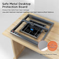 Miniatyrbillede 5 af 5: Bikube Arbejdsbord Aluminium Legering Bikube Laser Seng Laser Platform med Hjørnebeskyttere 440 X 440mm