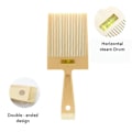 Miniatyrbilde 2 av 5: Flat Top Guide CombProfesjonell Frisørkam, Flat Top Guide Comb for Menn og Kvinner med VaterDual Ended Design Hårplukk Barberkam Verktøy