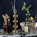 Miniatyrbild 4 av 4: Kreativ Glasflaskvas Tre Bollar Transparent I Vindprydnad 3 Bollar Gyllene