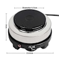 Miniatyrbild 2 av 4: Mini Elektrisk Spis Varm Platta Kokplatta Multifunktion Kaffe Te Värmare Mocka Mjölk Tillverkning Ugn 500w Eu Us