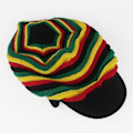 Miniatyrbilde 3 av 5: Vinterlue Jamaican Beanie Striper Slouchy