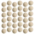 Pikkukuva 2 / 3: 50 kpl Puolivalmiita puupalloja Mini-puolipalloaskartelupalloja DIY-projekteihin Lasten taide- ja askartelutarvikkeet (Vaaleankeltainen 25 mm)