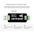 Miniatyrbillede 3 af 4: Waveshare USB til RS485 seriel konverter RS485 kommunikationsmodul