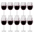 Miniatyrbilde 1 av 4: 10 stk. Mikro Landskap Begerglass Miniatyr Vinglass Dukkehusrekvisitter