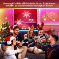 Miniatyrbild 4 av 8: #LED-remsa LED-bakgrundsbelysning för TV Musiksynkronisering RGB Bluetooth-app#