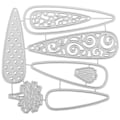 Miniatyrbillede 1 af 2: Skærende Die Håndværk DIY Skabelon Påske Skærende Die Udskåret Stencil Kortfremstilling Udskåret Die Skærende Form