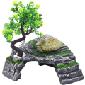 Miniatyrbilde 3 av 5: Reptilskjulested - Terrarium - Skjulested - Skilpadde Rampe - Plattform -