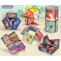 Miniatyrbilde 3 av 4: #3D Magisk kubeformskiftende boksgave#