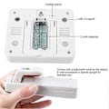 Miniatyrbild 5 av 5: Kyl-Fryskåpstermometer Digitalt Larm Ljudlarm Med Trådlös Sensor Min/max Display - -
