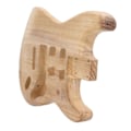 Miniatyrbilde 2 av 5: Ubehandlet Gitar Kropp for SSH Stil Ferdigborede Hull Paulownia Tre Elektrisk Gitar Kropp for DIY Musikkinstrument