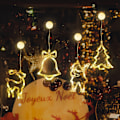 Miniatyrbild 3 av 4: #4 stycken LED-julfönsterlampor#
