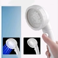 Miniatyrbillede 1 af 4: *LED negativ ion spa brusehoved lysende brusehoved vandbesparende tryksat brusetemperaturkontrol håndholdt dyse*