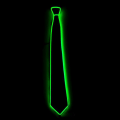 Miniatyrbillede 5 af 5: (Grøn) LED Slips Lys Op Hals Slips Glød Lys Op Neon Led Slips L