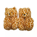 Miniatyrbild 1 av 5: /#/Faux päls tofflor med nallebjörn - leopardfärg för kvinnor och g/#/