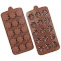 Miniatyrbillede 2 af 4: *Silikoneforme til slik og chokolade: Fleksibel form til hård*