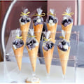 Miniatyrbillede 2 af 5: /#/300 DIY Bryllup Fødselsdagsfest OPP Poser Transparent Slik Tr/#/