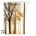 #Maple Grove Landscape Autumn Duschvorhang#