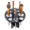 Miniatyrbillede 4 af 4: 14-delt makeup børstesæt, makeup værktøjer, display stand, 14-huls børste tørrestativ