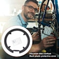 Miniatyrbillede 3 af 5: Kædebeskyttelsesskive Kædebeskytter Cykelkæde Dæksel Skjold, Sort