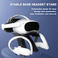 Miniatyrbilde 5 av 5: VR Display Stand Stabil Støtte Avtakbar Enkel Installasjon Plassbesparende VR Headset Holder for PICO3/4