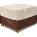 Miniatyrbillede 2 af 5: Rektangulær patio ottoman betræk, vandtæt udendørs ottoman