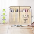 Miniatyrbild 1 av 5: Plastpåse för kläder Transparent Fönster Dammskydd Klädöverdrag Univer