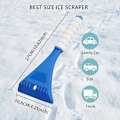 Miniatyrbilde 2 av 5: Isskrape for bil, snøskrape for bilfrontrute, kraftig fjerning av frost og snøis