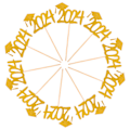 Miniatyrbillede 2 af 2: 10 stk. Graduation Cupcake Toppers Kagepynt Dekoration Papir Kagepynt 2024 Dimissionsfest Toppers